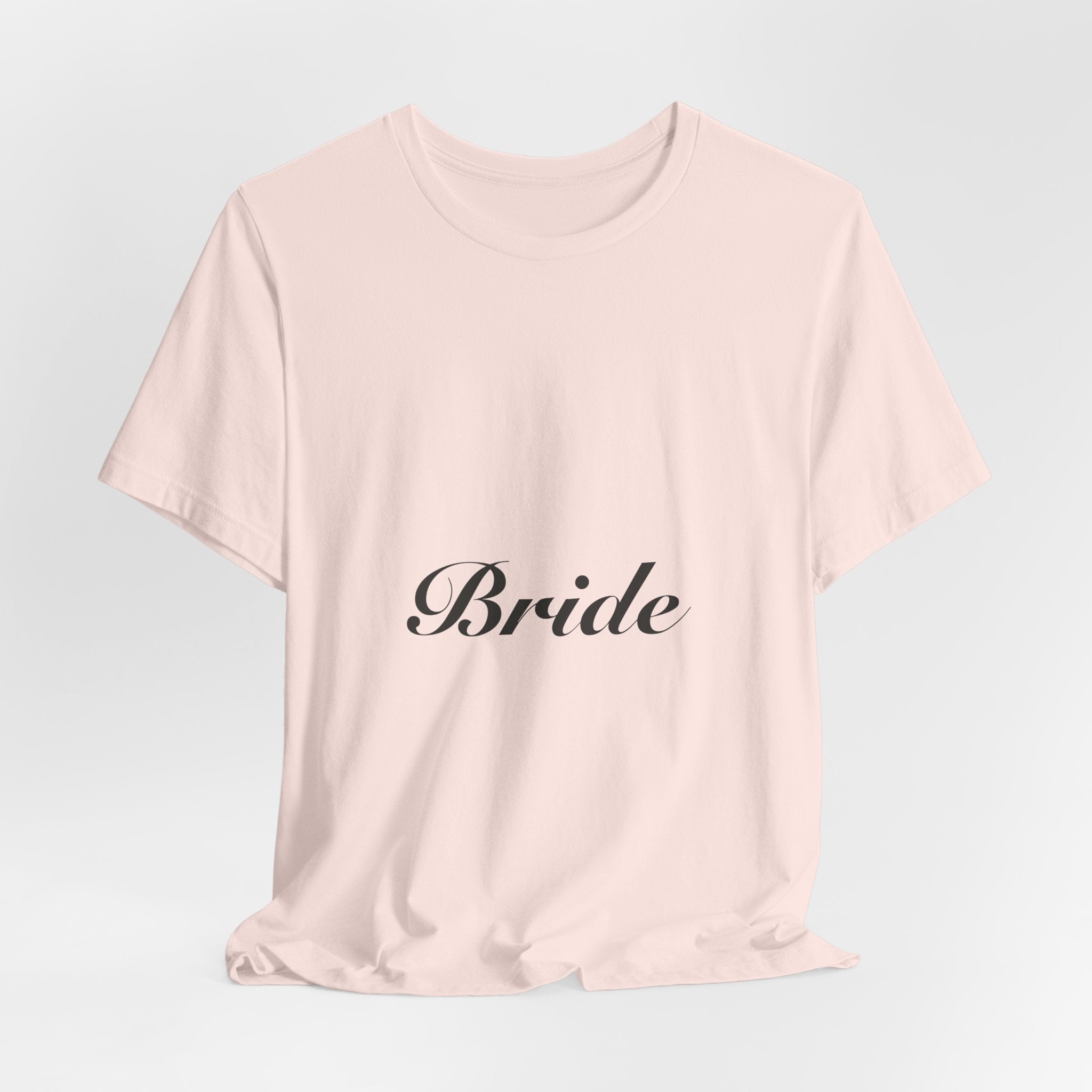 Bride Shirt | Elegant Script Bride Tee for Bachelorette & Wedding