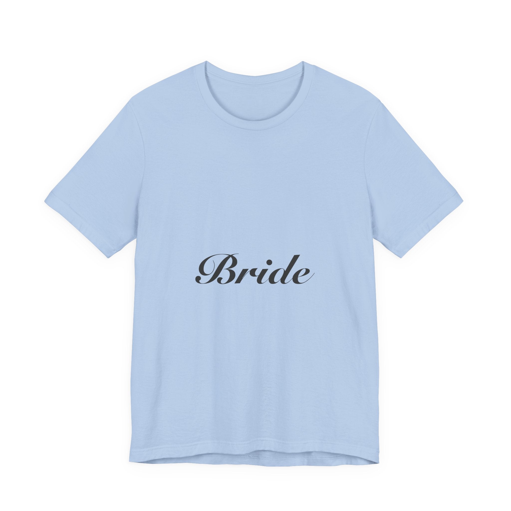 Bride Shirt | Elegant Script Bride Tee for Bachelorette & Wedding