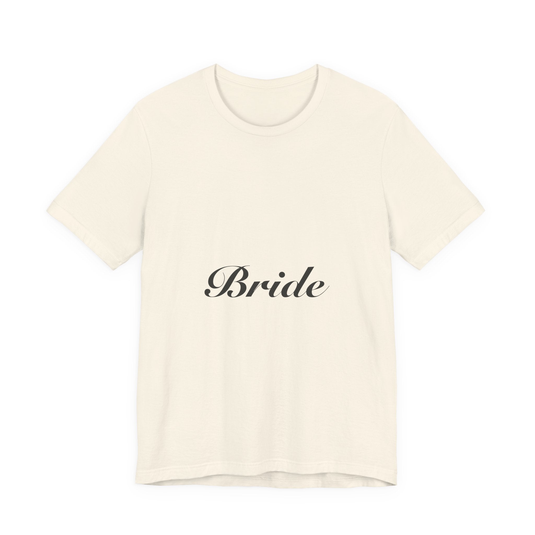 Bride Shirt | Elegant Script Bride Tee for Bachelorette & Wedding