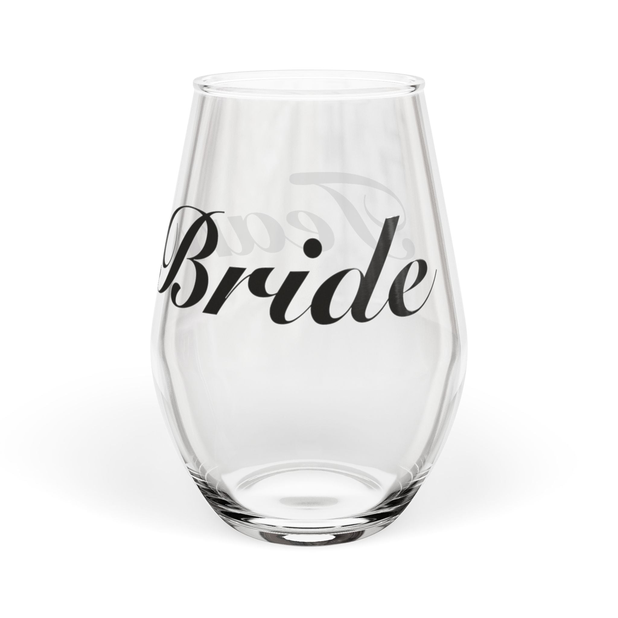 Team Bride Stemless Wine Glass | Bachelorette & Bridesmaid Proposal Gift