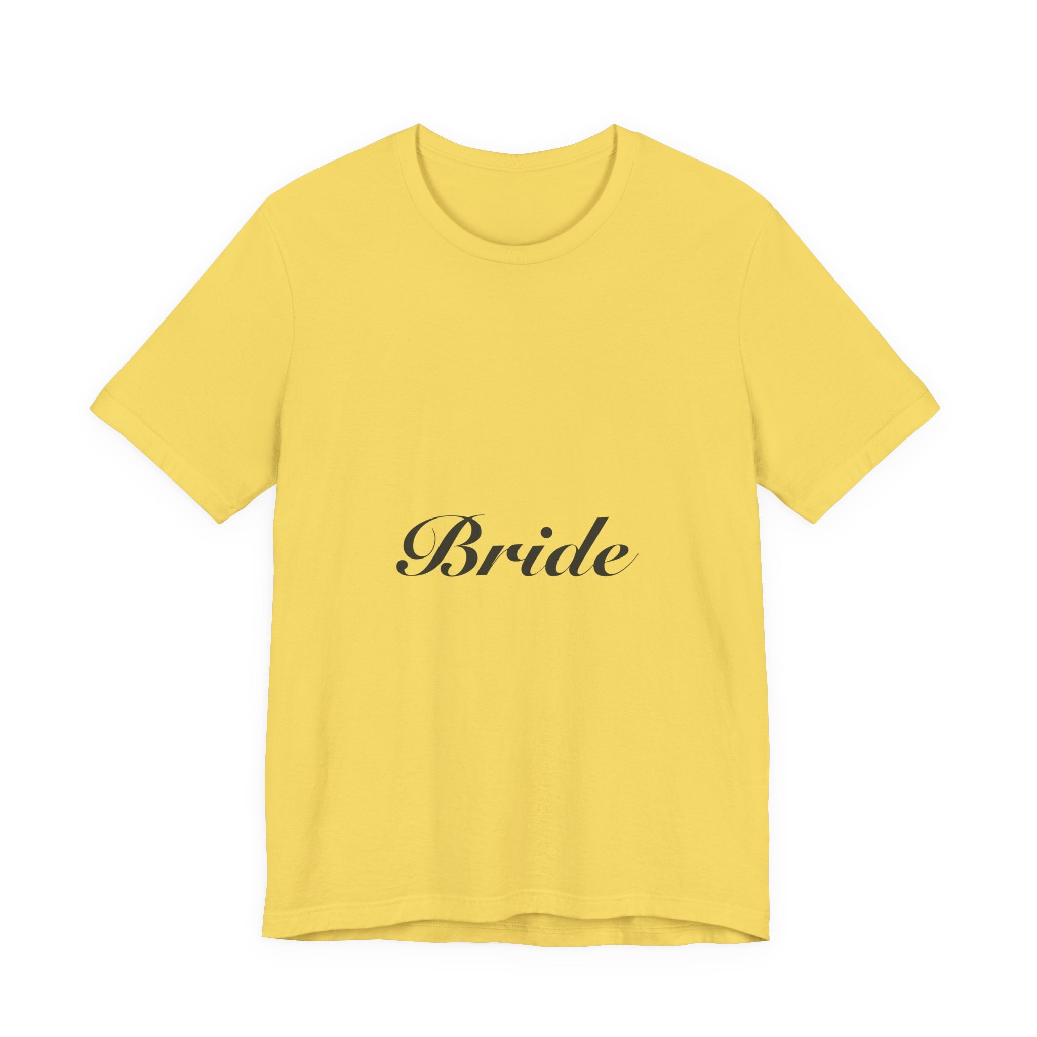 Bride Shirt | Elegant Script Bride Tee for Bachelorette & Wedding