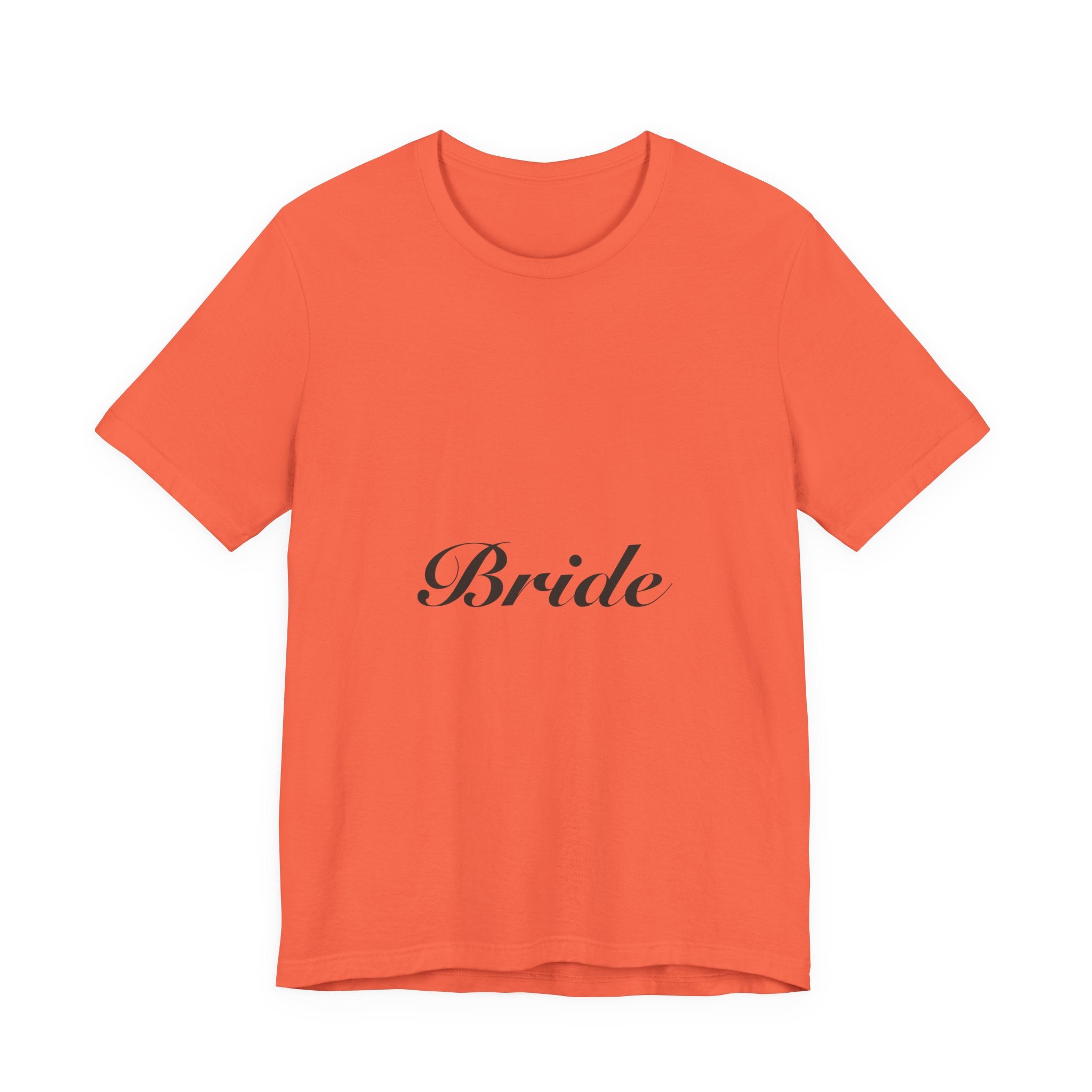 Bride Shirt | Elegant Script Bride Tee for Bachelorette & Wedding