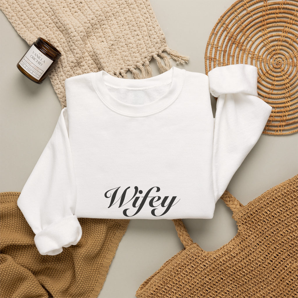 Wifey Sweatshirt | Wedding & Bridal Gift