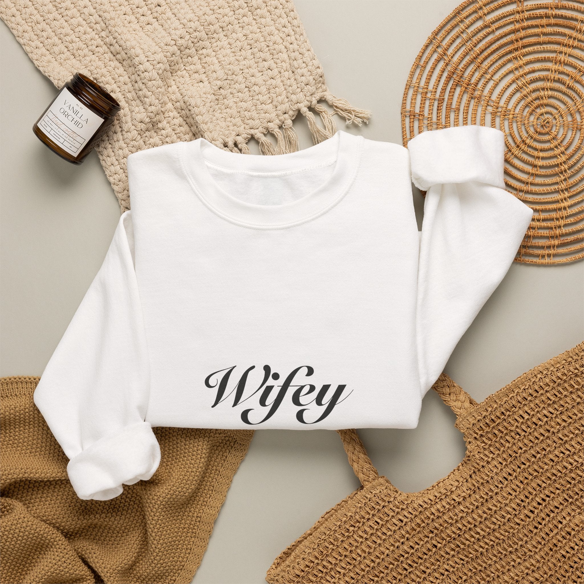 Wifey Sweatshirt | Wedding & Bridal Gift